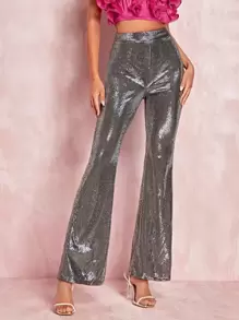 SHEIN BAE Damskie Spodnie Prosty Impreza