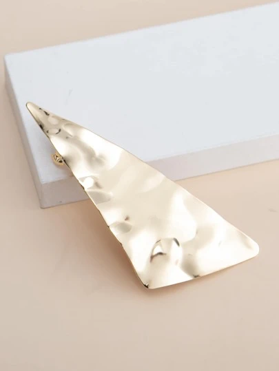 紋理質感三角形裝飾彈簧夾