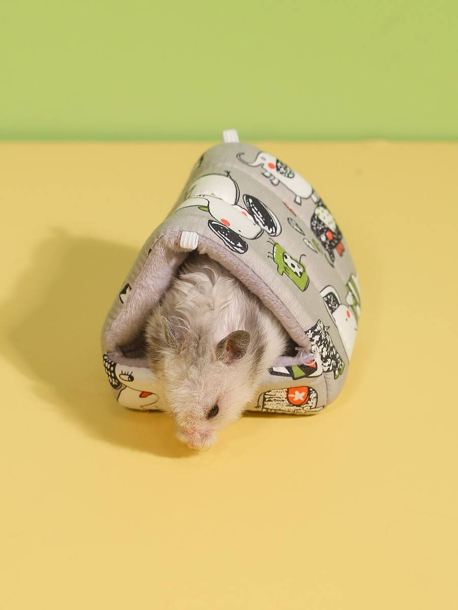 1 pieza Cama para mascotas al azar con estampado de dibujos animados - Multicolor - Ver 1