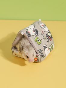 1 pieza Cama para mascotas al azar con estampado de dibujos animados - Multicolor - Ver 5