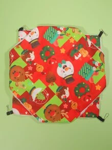 Christmas Elk Pattern Pet Hammock - Multicolor - View 2