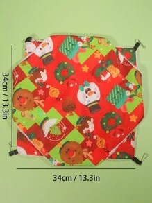 Christmas Elk Pattern Pet Hammock - Multicolor - View 4
