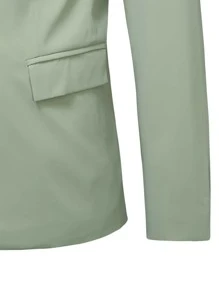 Manfinity Men Single Button Blazer & Trousers - Mint Green - View 3