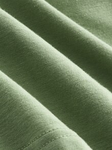 SHEIN MOD Contrast Binding Cami Top - Green - View 3