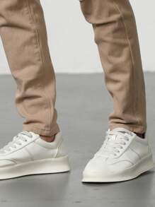 Manfinity LEGND Nam Quần jean rách Bông Túi nghiêng - Màu Khaki - Xem 6