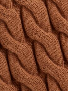 男孩麻花編織撞色套頭毛衣 - 彩色 - 查看 4