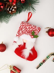 Christmas Stocking Hanging Decoration - Multicolor - View 3