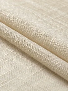 1入組素色窗帷 - 米色 - 查看 3