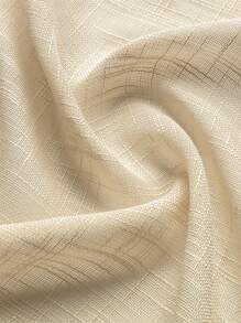 1入組素色窗帷 - 米色 - 查看 5