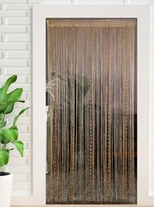 1pc Bead Decor Door Curtain