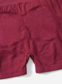 Paquete de 3 bragas cómodas y casuales de tela lisa y elástica en varios colores, talla grande - Multicolor - Ver 3