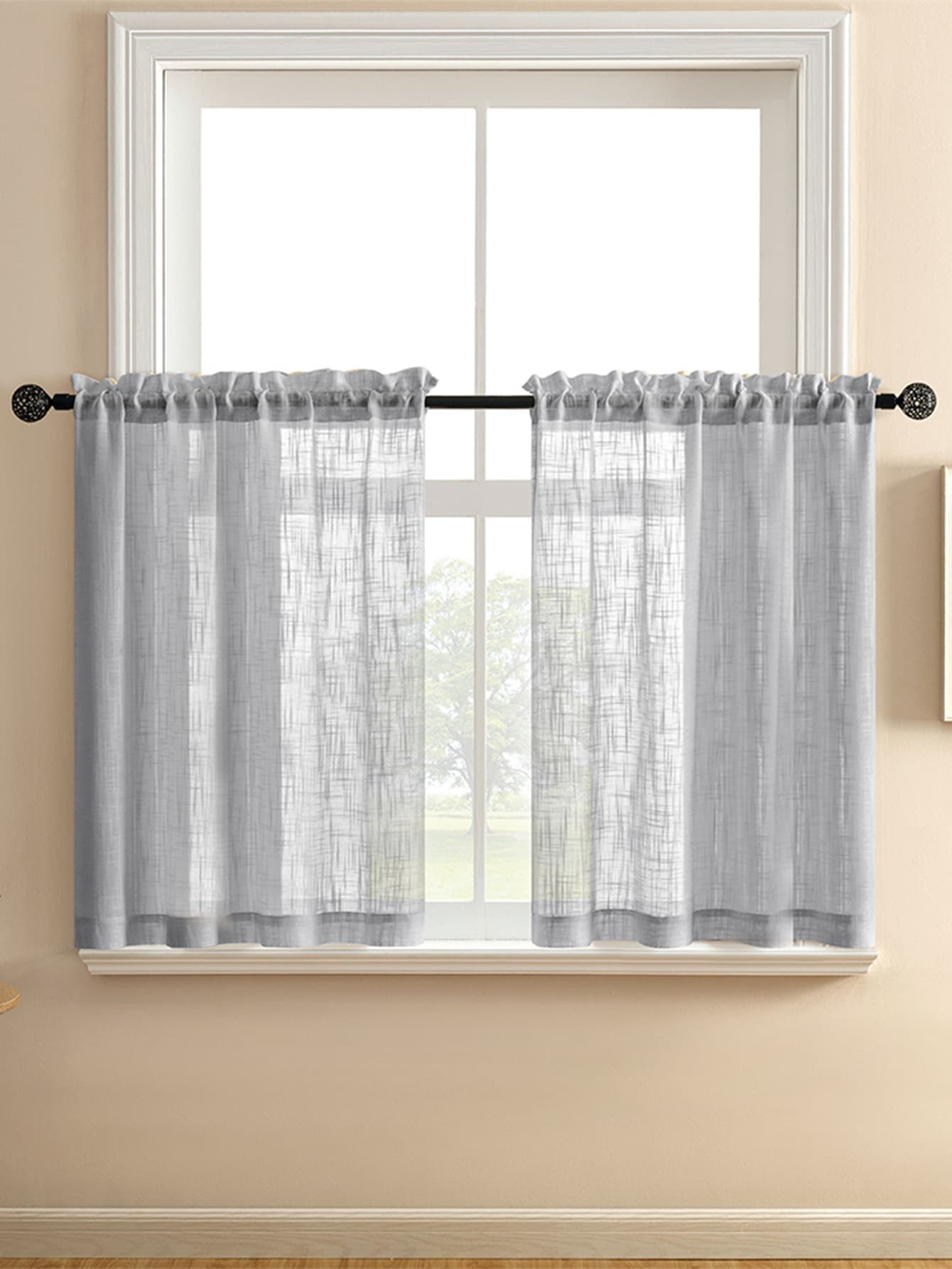 Giá trị cửa sổ in đồ họa 1pc - Xám - Xem 1