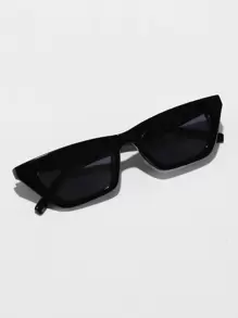 1Pair Women Acrylic Frame Tinted Lens Fashion Glasses For Daily Life Sunglasses Beach Sun Glasses Beach Accessories For Women Sun Glasses Sunglasses Shades Basics And Suit For Sweater Jeans Sweatpants Hoodie Jackets Dress And Long Sleeve Shirt Fashionable Shade Elegant Outfit Family Outings Travel Vacation Holiday For Summer Beach Vacation,Outdoor,Travel - Dark Grey - View 4