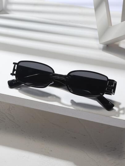 نظارات شمس بتصميم مربع معدني أنيق لأسلوب الشارع الكاجوال Y2K، اكسسوارات نظارات للنساء، أساسيات الألوان للملابس الكاجوال في فصلي الخريف والشتاء، هدايا مناسبة للأنشطة الصيفية والشاطئ والسفر والأنشطة الخارجية