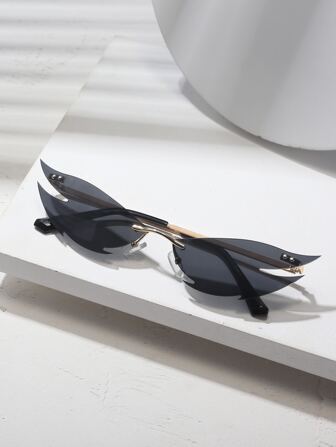 潮流派对不对称时尚眼镜，时尚眼镜