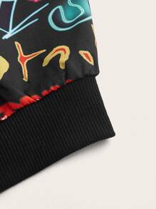 Coolane Áo khoác nữ Dây kéo Tất cả trên in Giải trí - Nhiều màu - Xem 3