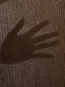 SHEIN Maternity Ribbed Knit Split Hem Tee - Mocha Brown - View 6