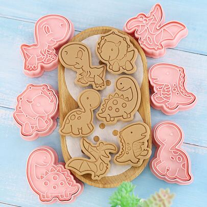 6 cái Khuôn bánh quy thiết kế khủng long