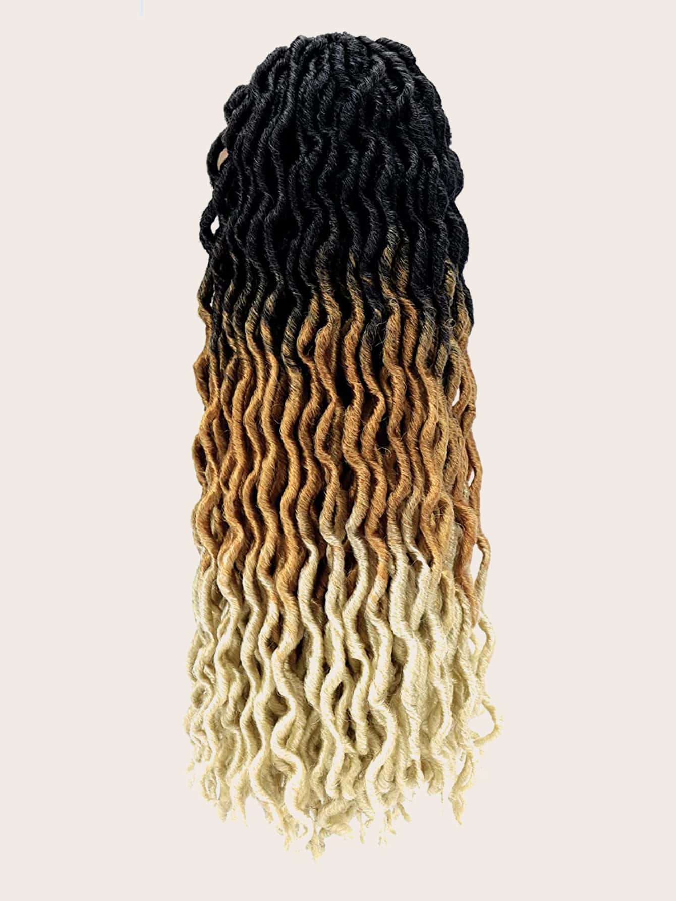 Bím tóc tổng hợp sóng cơ dài - Nhiều màu - Xem 1