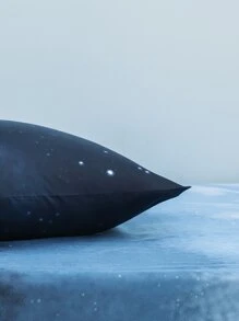 Galaxy Print Fitted Sheet Set Without Filler - Multicolor - View 7