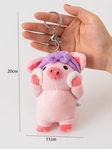 卡通動物吊墜鑰匙圈