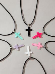 Vòng cổ 6 chiếc thời trang và phổ biến dành cho nam giới để làm quà tặng trang sức và cho vẻ ngoài sành điệu - Nhiều màu - Xem 2