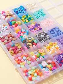 1set Heart & Flower Design DIY Jewelry Accessory - Multicolor - View 2