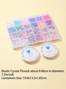 1set Heart & Flower Design DIY Jewelry Accessory - Multicolor - View 3