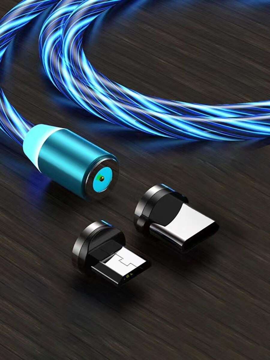 1入組磁性發光數據線 - 藍色 - 查看 1