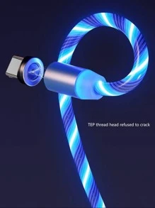 1入組磁性發光數據線 - 藍色 - 查看 3