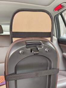 1 pieza Almohadilla de reposabrazos de coche estampado geométrico - Morado Violeta - Ver 2