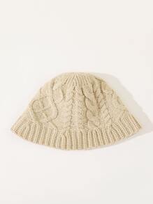 Solid Bucket Hat - Beige - View 2