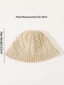 Solid Bucket Hat - Beige - View 4