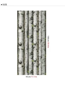 1卷樹圖案自黏式牆紙 - 彩色 - 查看 4