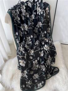 Pañuelo con patrón floral - Multicolor - Ver 2