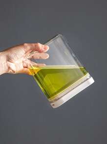 1pc Clear Food Storage Box - White - View 4