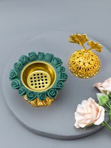 1 cái Ginkgo Biloba Design Incense Burner - Nhiều màu - Xem 2