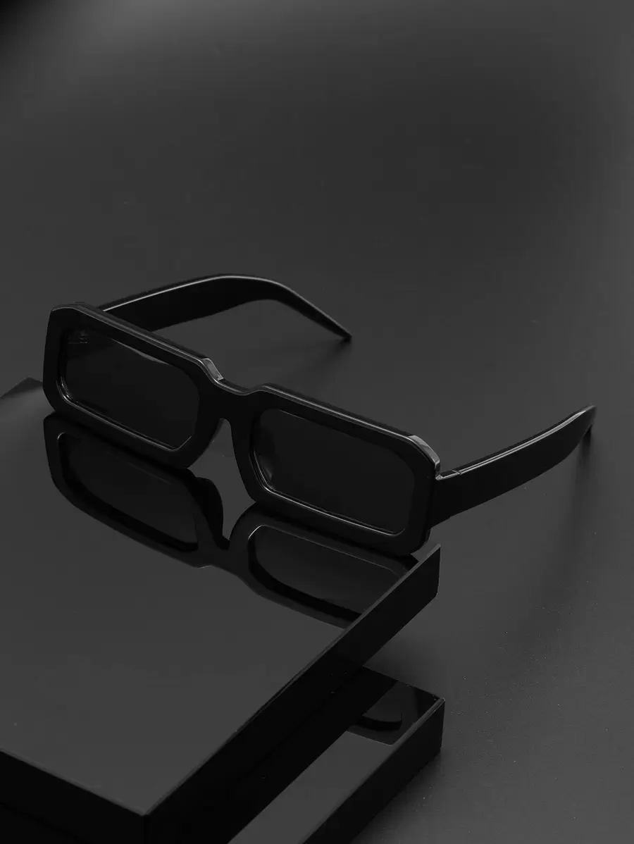 Gafas de sol cuadradas para hombre, gafas de sol informales - Gris - Ver 1