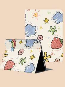 Strawberry Pattern Case Compatible With IPad - Multicolor - View 2