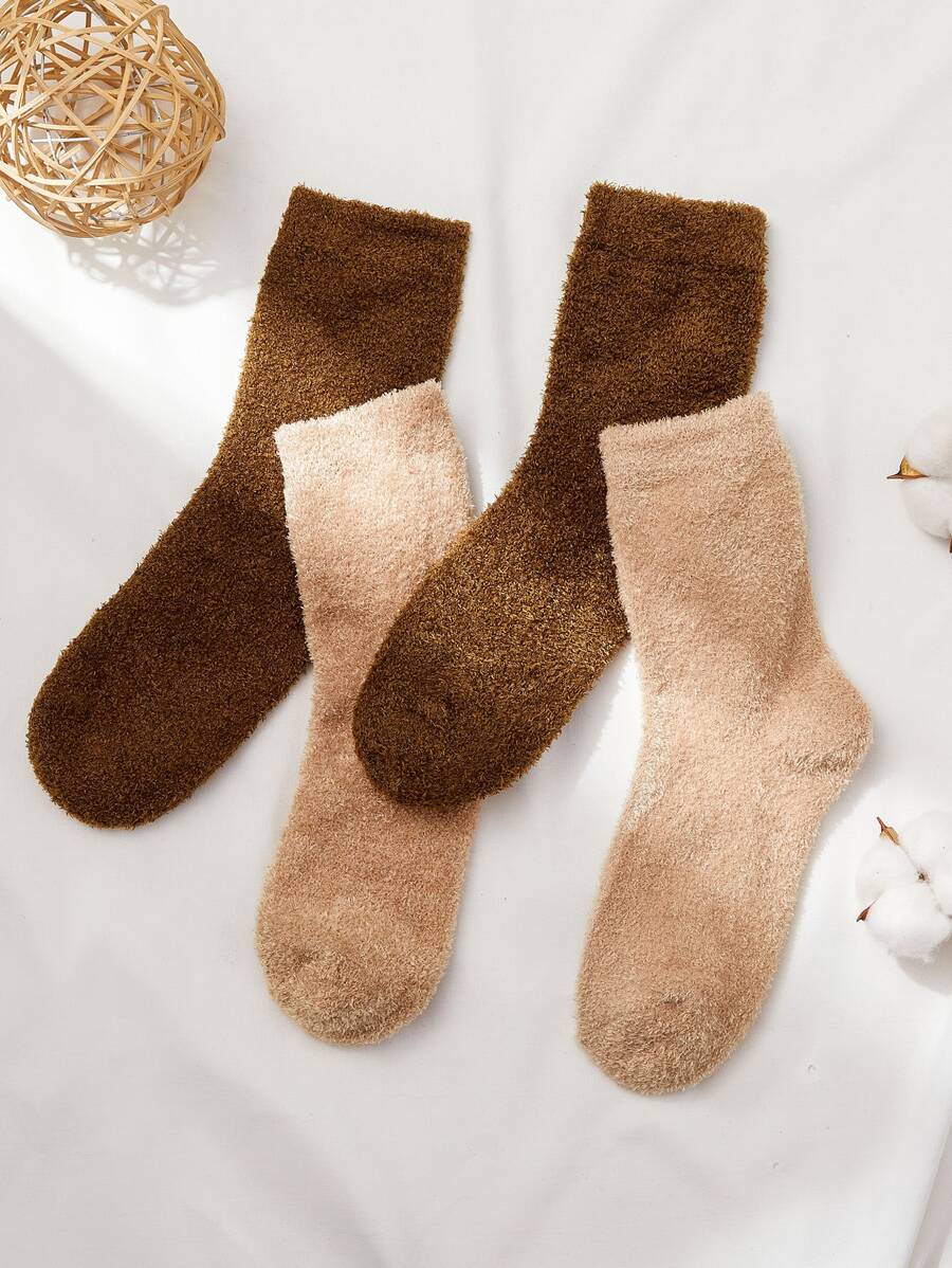 2 cặp Vớ thủy thủ đoàn rắn mờ - Nhiều màu - Xem 1