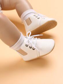 Newborn Baby Walking Shoes 0-1 Year Old Infant Sports Sneakers - White - View 1