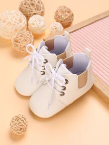 Newborn Baby Walking Shoes 0-1 Year Old Infant Sports Sneakers - White - View 4