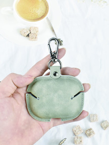 Funda compatible con Airpods unicolor - Gris Claro - Ver 2