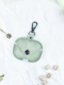 Funda compatible con Airpods unicolor - Gris Claro - Ver 3