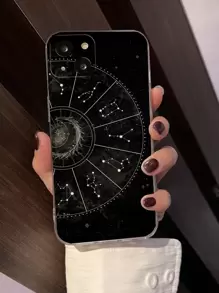 星座图案手机壳，国际版，非国内版 - 彩色 - 查看 1