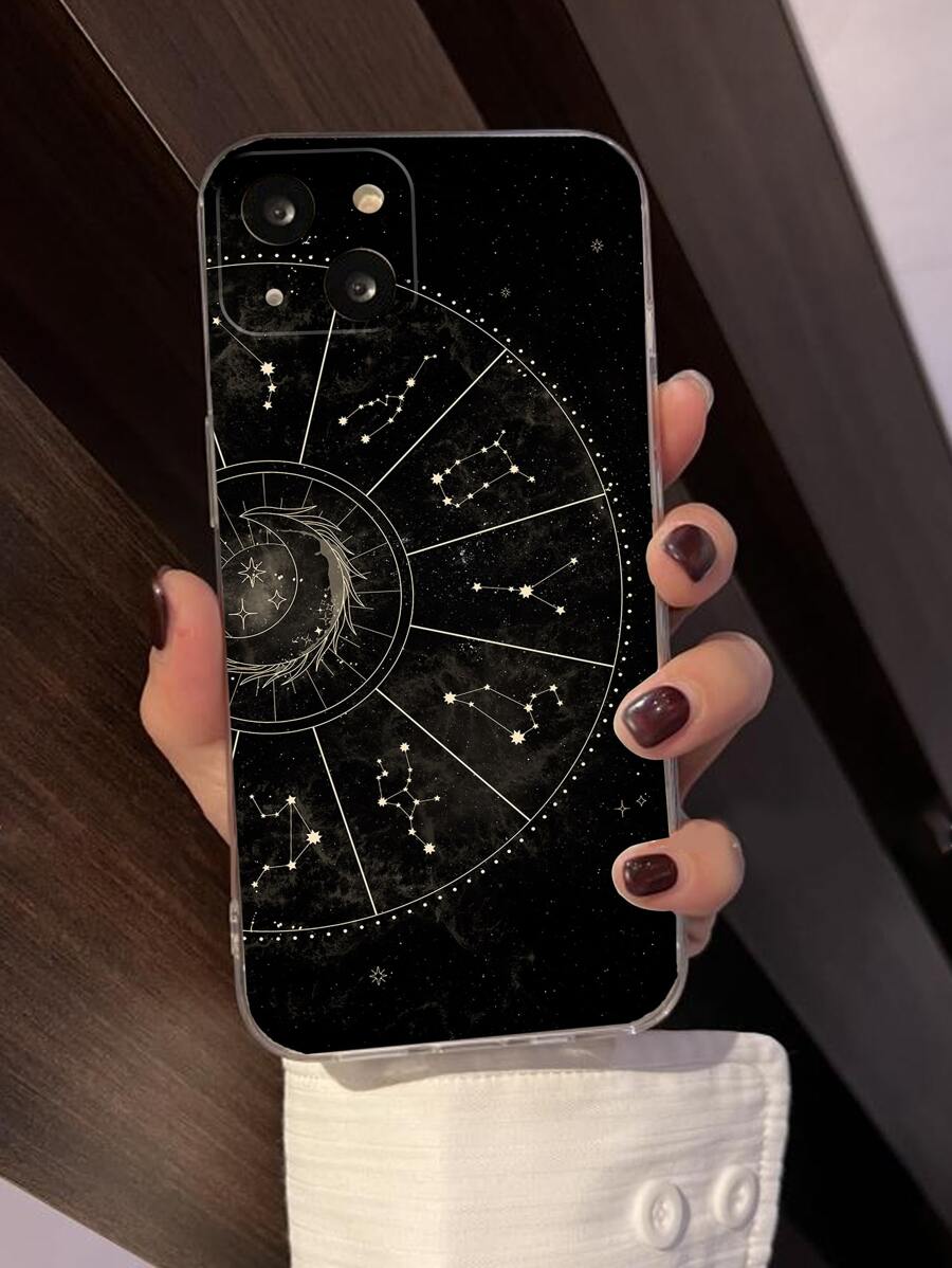 星座图案手机壳，国际版，非国内版 - 彩色 - 查看 1