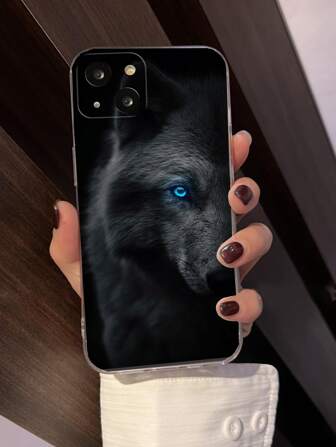 Wolf Pattern Phone Case Compatible With iPhone15/15Plus/15Pro/15Promax