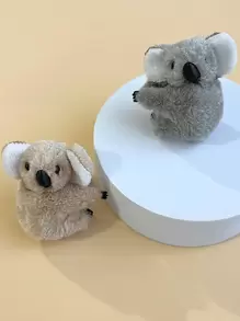 2入組考拉裝飾髮卡，可愛風格 - 彩色 - 查看 2