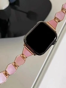 Stainless Steel Watchband Compatible With Apple Watch - Multicolor - View 3