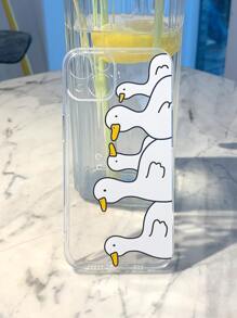 Ốp điện thoại trong suốt in hình vịt hoạt hình, phiên bản quốc tế, không phải phiên bản nội địa. - Nhiều màu - Xem 5